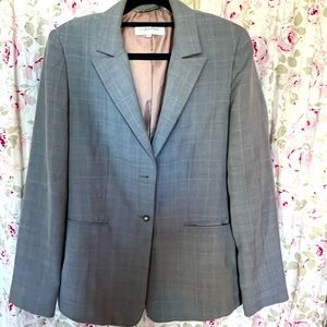 Gray Size 6 Calvin Klein Blazer
